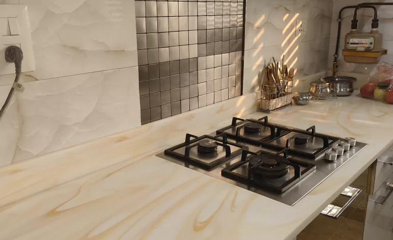 Omni Future Of Surfaces Golden Onyx Corian Kitchen Countertops