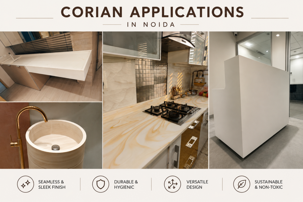 Corian Applications In Noida