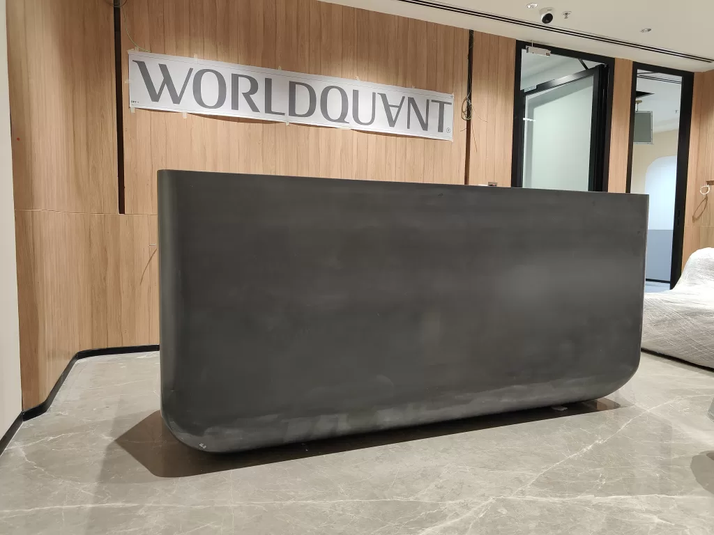 Corian Reception Table By Omni Future Of Surfaces